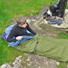 Alpin Loacker Bivouac waterproof in olive green, breathable sleeping bag protection