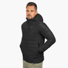 Alpin Loacker giacca invernale da uomo nera e giacca autunnale da uomo, giacca outdoor sostenibile da uomo