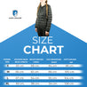 Alpin Loacker Damen Isolationsjacke Silvretta Pro in schwarz, Damen Outdoor Jacke Size Chart Größentabelle
