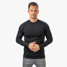 Alpin-Loacker-black-light-long-sleeve-shirt-merino-gentlemen, Merinovillainen pitkähihainen paita ultralight musta, merinovaatteet osta verkosta