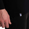 Camisa de exterior Merino negra para hombre - ALPIN LOACKER