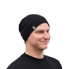 Gorra deportiva Merino negra para deportes al aire libre y de montaña Alpin Loacker